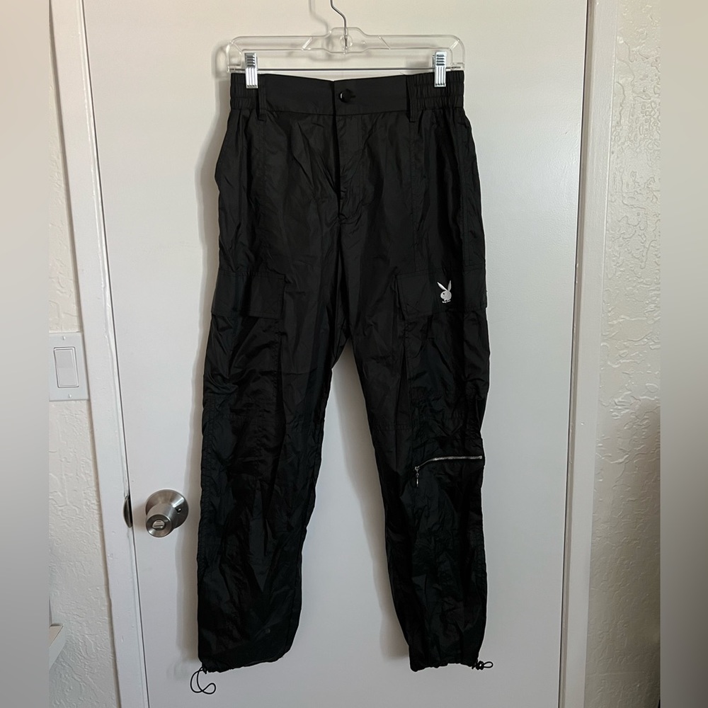 Playboy X Pacsun Black Parachute Pants